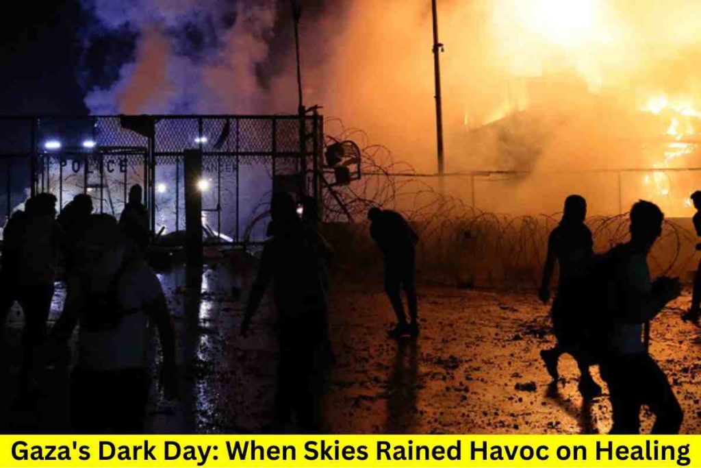 Gaza's Dark Day: When Skies Rained Havoc on Healing