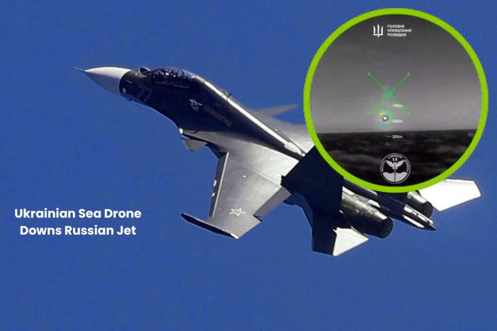 Ukrainian Sea Drone Downs Russian Jet A Historic First in Naval Warfare