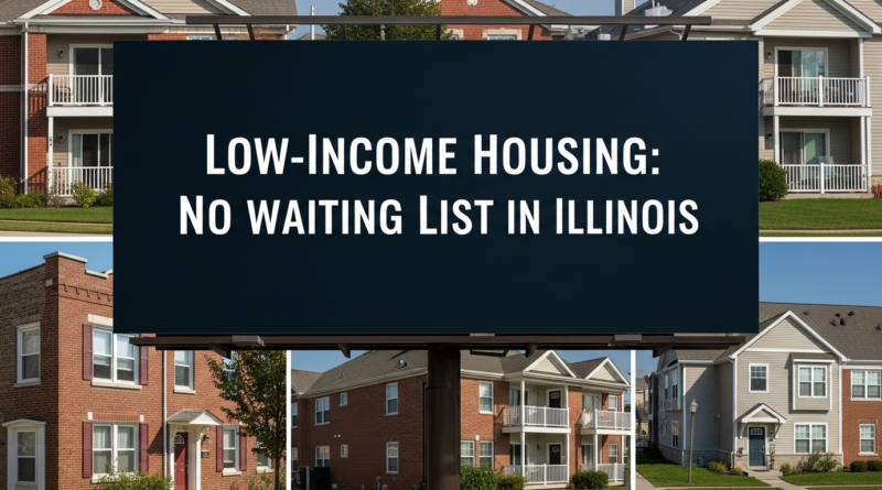 low Income Housing With No Waiting List In Illinois