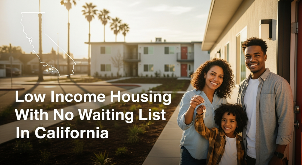 Low Income Housing With No Waiting List In California