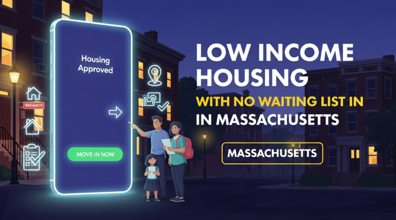 Low Income Housing With No Waiting List In Massachusetts