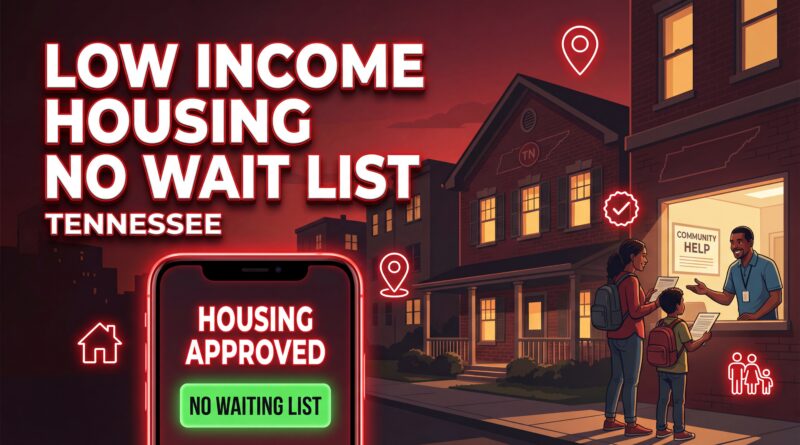 Low Income Housing With No Waiting List In Tennessee